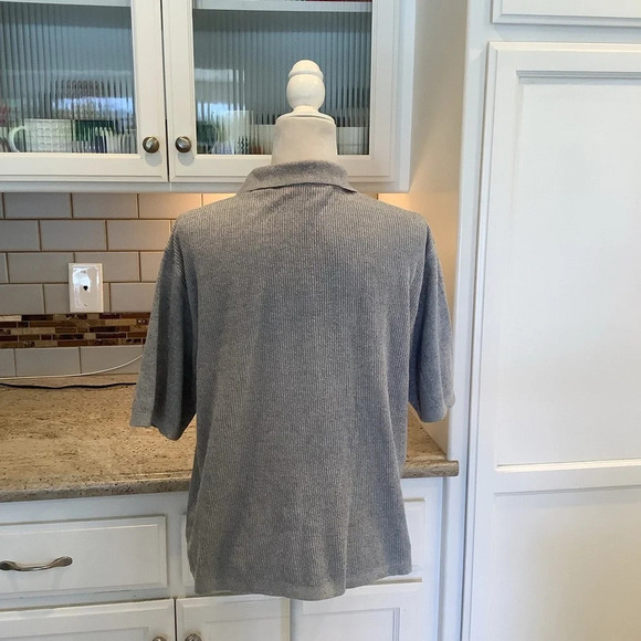 Principe Gray Italian Shirt Pullover Size Medium - Picture 2 of 7